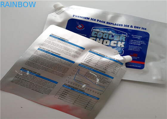 Süpermarket Deniz Ürünleri Meyve Tek Kullanımlık Alüminyum Folyo İzoleli Soğutucu Çanta / Buz torbası