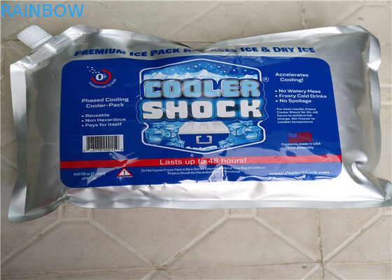 Süpermarket Deniz Ürünleri Meyve Tek Kullanımlık Alüminyum Folyo İzoleli Soğutucu Çanta / Buz torbası