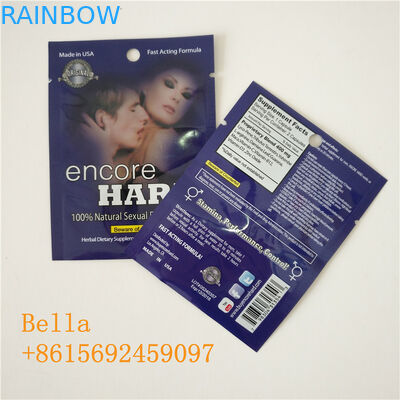 Asmak Delik Plastik Torbalar Ambalaj Kilitli Hap Çantaları Logo Baskı ile Plastik Fermuar Folyo Çanta