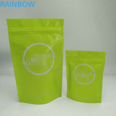 Stand Up Plastik Fermuar Çanta Parlak Renkler Çay için Kalınlık Özelleştirilmiş