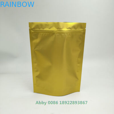 Altın Lamine Alüminyum Plastik Torbalar Paketleme 25g / 50g / 100g Çay için