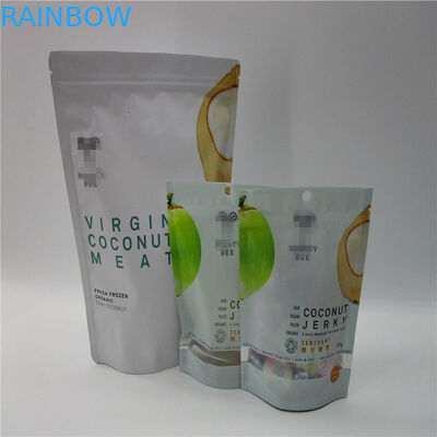 Hindistan Cevizi Şekeri Poşet için Şeffaf Pencere Plastik Torbalar Ambalaj