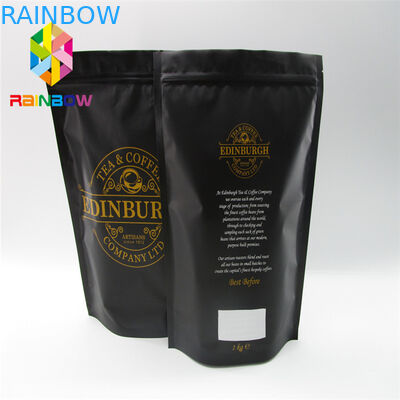 Lamine Alüminyum Folyo Plastik Torbalar Paketleme, Valfli Isı Yalıtımlı Stand Çantaları