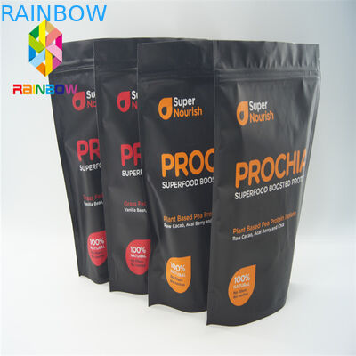 Özel Baskı Baskı Çantaları Atıştırmalıklar / Şekerleme / Bisküvi için Gözyaşı Çentikleri