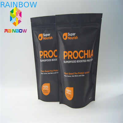 Özel Baskı Baskı Çantaları Atıştırmalıklar / Şekerleme / Bisküvi için Gözyaşı Çentikleri