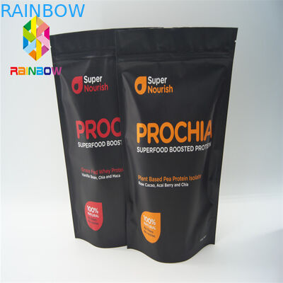 Özel Baskı Baskı Çantaları Atıştırmalıklar / Şekerleme / Bisküvi için Gözyaşı Çentikleri