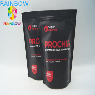 Özel Baskı Baskı Çantaları Atıştırmalıklar / Şekerleme / Bisküvi için Gözyaşı Çentikleri