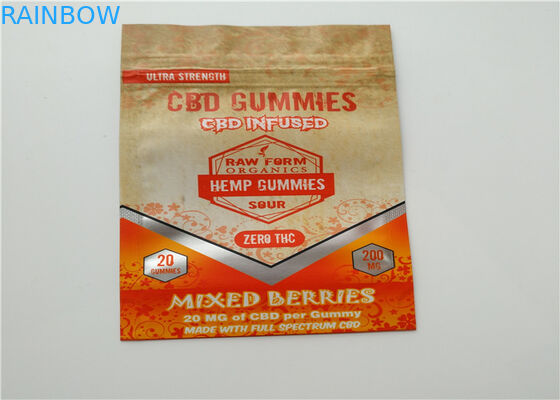 Rhino 7 Swag Platinum 15000 Hap Ambalaj için Alüminyum Folyo Çanta Stand Up