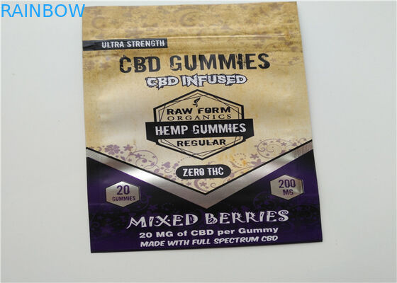 Rhino 7 Swag Platinum 15000 Hap Ambalaj için Alüminyum Folyo Çanta Stand Up