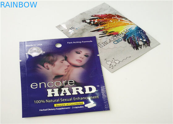 Rhino 7 Swag Platinum 15000 Hap Ambalaj için Alüminyum Folyo Çanta Stand Up