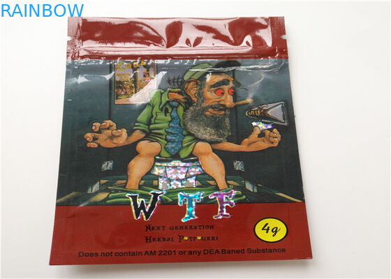 Rhino 7 Swag Platinum 15000 Hap Ambalaj için Alüminyum Folyo Çanta Stand Up