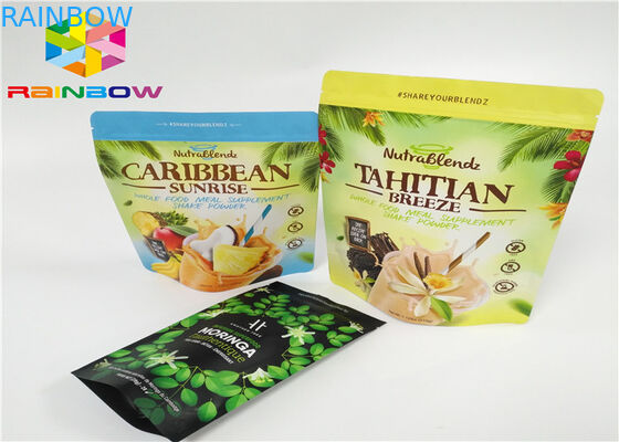 Peynir altı suyu proteini tozu çanta ambalaj / saf alüminyum folyo Peynir altı suyu proteini tozu ambalaj pabuçları / stand up kilitli çanta