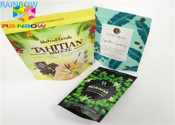 Peynir altı suyu proteini tozu çanta ambalaj / saf alüminyum folyo Peynir altı suyu proteini tozu ambalaj pabuçları / stand up kilitli çanta