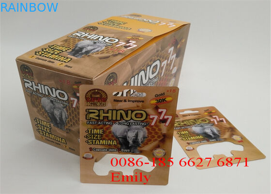 İlaç Endüstrisi için Sıcak Damgalama Kırmızı Goldreallas Blister Ambalaj Ambalaj