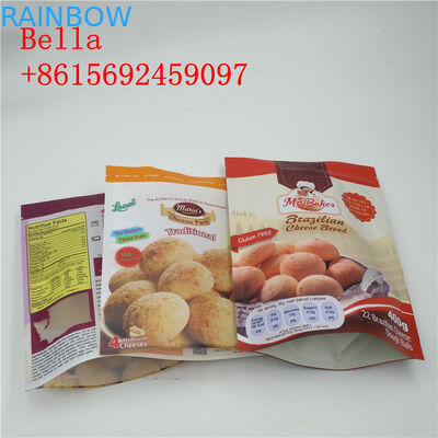 Zip Kilidi Snack Ambalaj Torbaları SGS FAD, Açık Alt