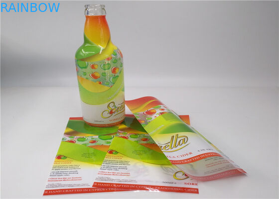 Su geçirmez PET / PVC Shrink Sleeve Etiketleri