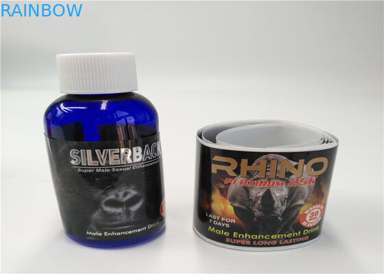 Su geçirmez PET / PVC Shrink Sleeve Etiketleri