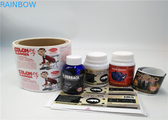 Su geçirmez PET / PVC Shrink Sleeve Etiketleri