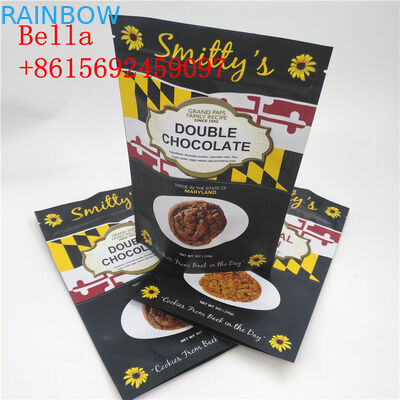 Matt Finish Kilitli Snack Çanta Ambalajı Işık Korumalı Delinme Direnci