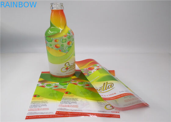 Yapışkanlı Su Geçirmez Shrink Sleeve Etiketleri