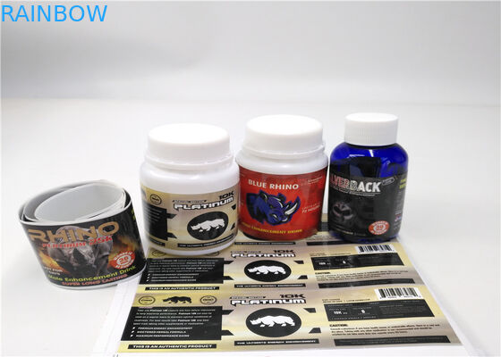 Yapışkanlı Su Geçirmez Shrink Sleeve Etiketleri