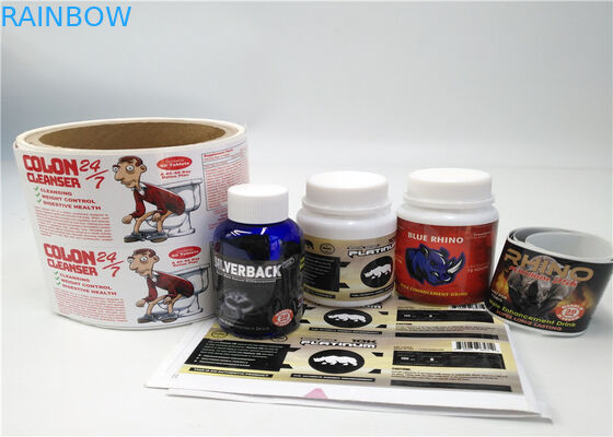 Yapışkanlı Su Geçirmez Shrink Sleeve Etiketleri