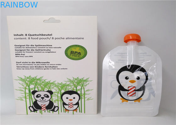 İçecek / Enerji İçecekleri İçin Şeffaf Sıvı Borulu Çanta