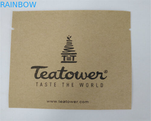 Toz / Şeker / Kahve İçin Ön Taraf Temizle Özel Kağıt Torbaları