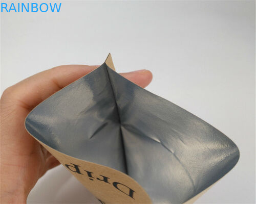 150 Mikron Kalınlık Kağıt Yiyecek Torbaları Ekmek Paketlemesi İçin Güçlü Donma Dayanımı