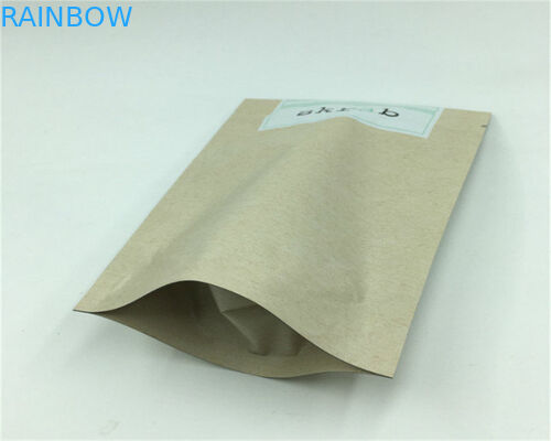 150 Mikron Kalınlık Kağıt Yiyecek Torbaları Ekmek Paketlemesi İçin Güçlü Donma Dayanımı