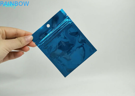 Folyo Plastik Stand Up Kese Ambalaj Üç Yan Mühürlü CMYK Renk Takı Hediye Için