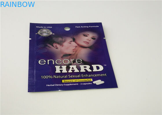 Şeffaf Folyo ile Alüminyum Folyo Bitkisel Tütsü Ambalaj Mat OPP Malzeme