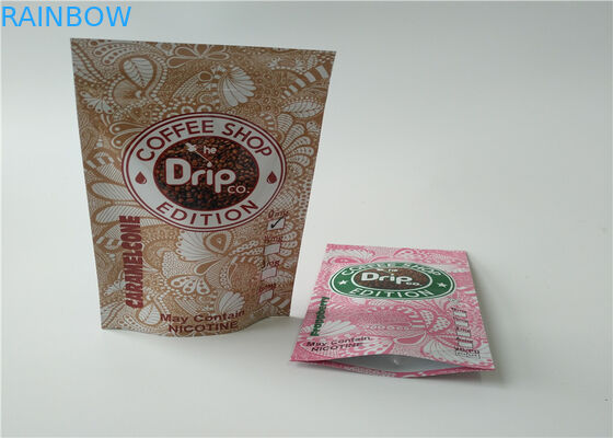 Şeffaf Folyo ile Alüminyum Folyo Bitkisel Tütsü Ambalaj Mat OPP Malzeme