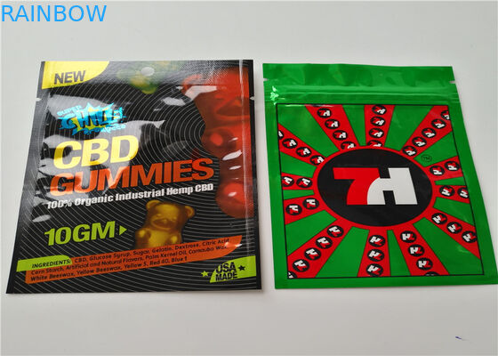 Şeffaf Folyo ile Alüminyum Folyo Bitkisel Tütsü Ambalaj Mat OPP Malzeme