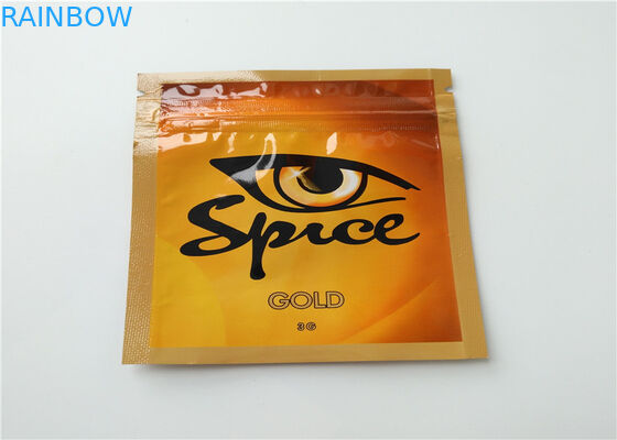 Şeffaf Folyo ile Alüminyum Folyo Bitkisel Tütsü Ambalaj Mat OPP Malzeme