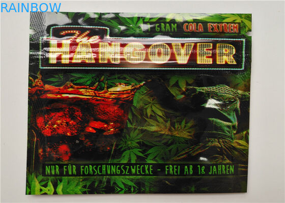 Şeffaf Folyo ile Alüminyum Folyo Bitkisel Tütsü Ambalaj Mat OPP Malzeme