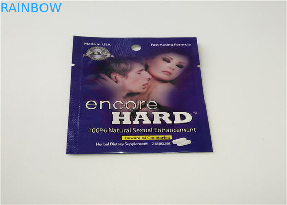 Küçük Tabakalı Bitkisel Tütsü Ambalajı Özel Logo, Alüminyum Tabakalı Lamine Baskılı