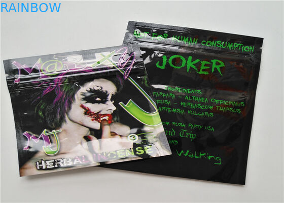 Küçük Tabakalı Bitkisel Tütsü Ambalajı Özel Logo, Alüminyum Tabakalı Lamine Baskılı