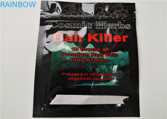 Küçük Tabakalı Bitkisel Tütsü Ambalajı Özel Logo, Alüminyum Tabakalı Lamine Baskılı