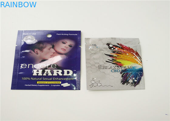 Buttom Kapatma Bitkisel Tütsü Ambalajı Hava Geçirmez Fermuar Contalı Gravür Baskı