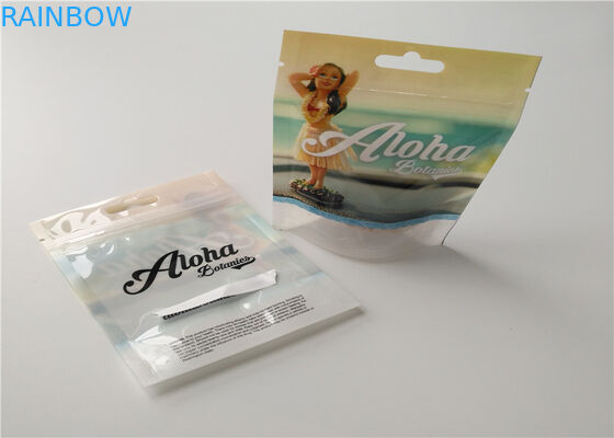 Buttom Kapatma Bitkisel Tütsü Ambalajı Hava Geçirmez Fermuar Contalı Gravür Baskı