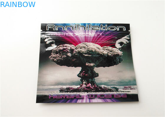 THC Yeniden Kapatılabilir Bitkisel Tütsü Ambalajı, Hap Ambalajı İçin Plastik Fermuar Çantaları