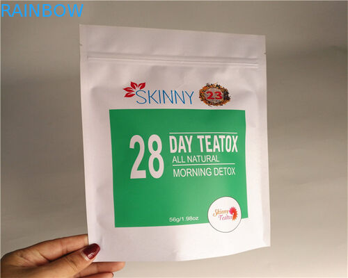 Yeniden Kapanabilir Fermuarlı Kağıt Gıda Torbaları Kurutulmuş Meyve Somunu İçin Yüksek Mukavemetli Tam Renkli Baskı