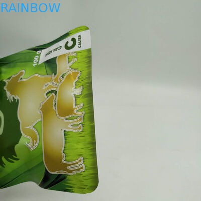 Tavuk / Ördek / İnek Gıda Ambalajı İçin Renkli Baskı Stand Torbaları