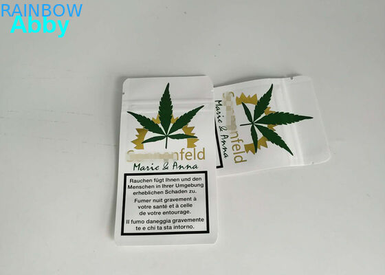 Baskı Altın Mat Alüminyum Folyo Çantalar Gaz Bariyeri Yan Kıskaç 10000 Adedi