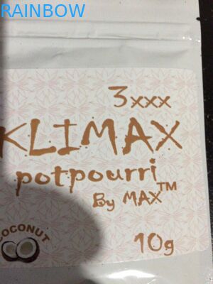 Koku Korumalı Bitkisel Tütsü Ambalajı, Gıda Ambalajında ​​Plastik Fermuar Çanta