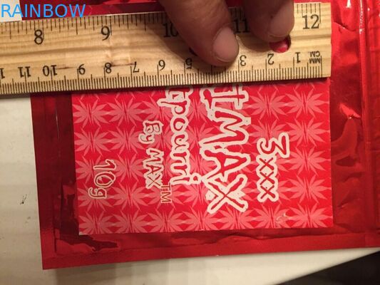 Koku Korumalı Bitkisel Tütsü Ambalajı, Gıda Ambalajında ​​Plastik Fermuar Çanta