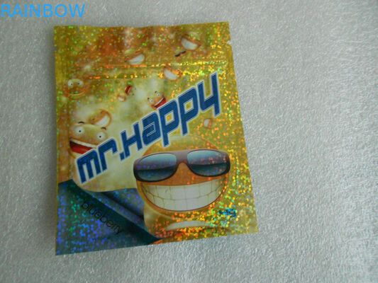 CBD Ürünü İçin Gıda Sınıfı Plastik Fermuarlı Çanta 8 Renk 46 * 33 * 30cm