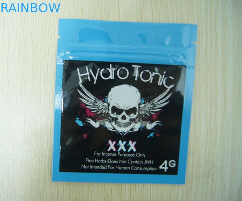 Yüksek Bariyerli Bitkisel Tütsü Ambalajları, PE Malzeme Plastik Fermuar Çanta