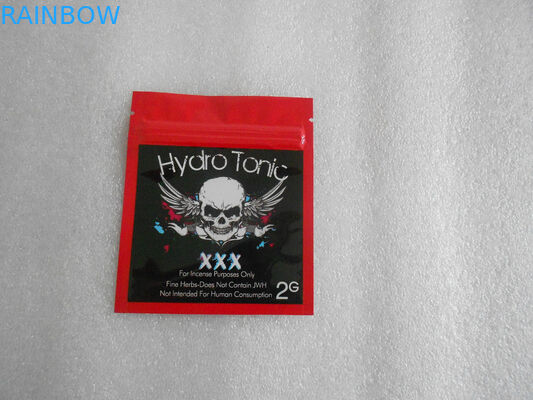 Yüksek Bariyerli Bitkisel Tütsü Ambalajları, PE Malzeme Plastik Fermuar Çanta